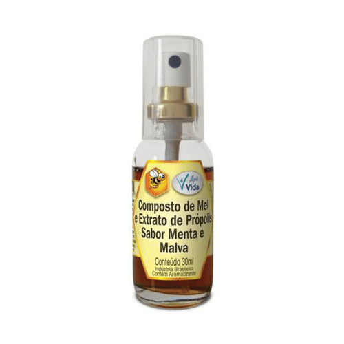 Apis - Vida Spray Garganta Com Mel, Menta E Malva 30Ml