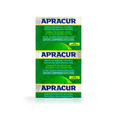 Apracur - 6 Comprimidos