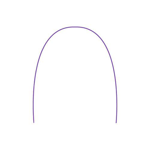 Arco Niti Cosmético Roxo Inferior Tecnident Arco Niti Cosmético Roxo 0.12 Inferior Tecnident