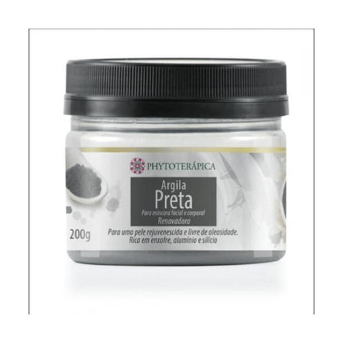 Argila Preta Pote 200G Phytoterapica