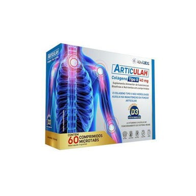 Articulah Colágeno Tipo 2 Idnlabs 40Mg Com 60 Cpr Microtabs