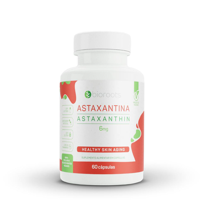 Astaxantina Bioroots 6Mg Com 60 Cápsulas