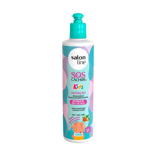 Ativador De Cachos Salon Line Kids Sos Cachos Definição 300Ml