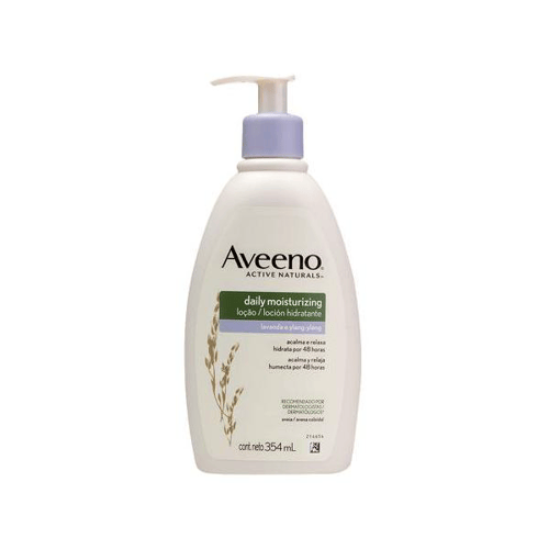 Aveeno Daily Moisturizing Lavanda Loção Hidratante Com 354Ml