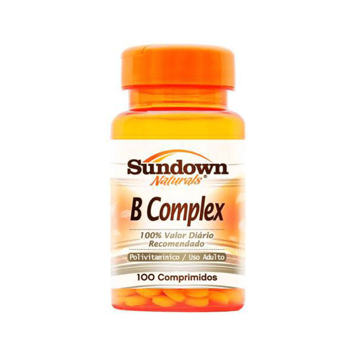 B Complex - Com 100 Comprimidos - Sundown Vitamina