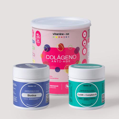 B De Beleza Biotina + Coq10 + Complexo B + Colágeno Antiage Com Verisol B De Beleza