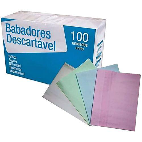 Imagem do produto Babador Impermeável Best Care Descartável Colorido 100 Unidades