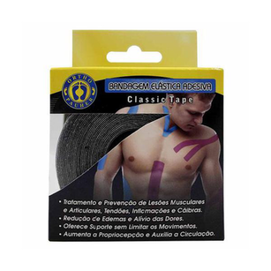 Imagem do produto Bandagem Elastica Kinesio Pauher Preto