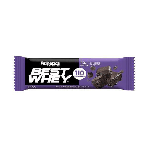 Barra Best Whey Brownie De Chocolates 32G