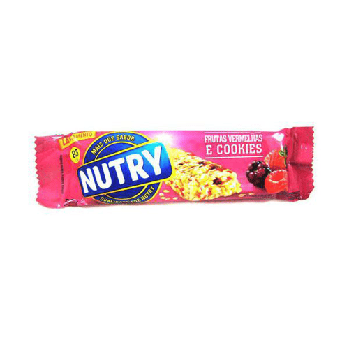 Barra Cereal Nutry Frutas Vermelhas 22G