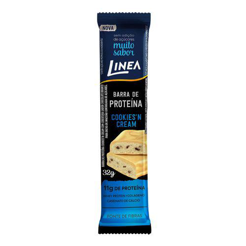 Barra De Proteína Línea Sabor Cookies'N Cream Com 32G Linea