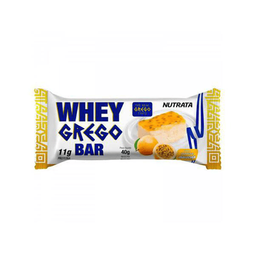 Barra Probiotico Whey Gregbar Mousse De Maracuja 40G