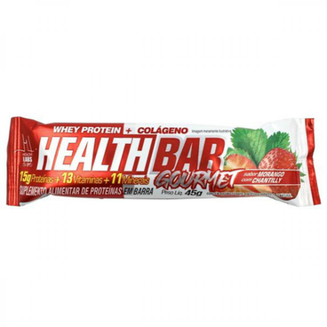 Imagem do produto Barra Whey Protein Health Sabor Morango Health Labs