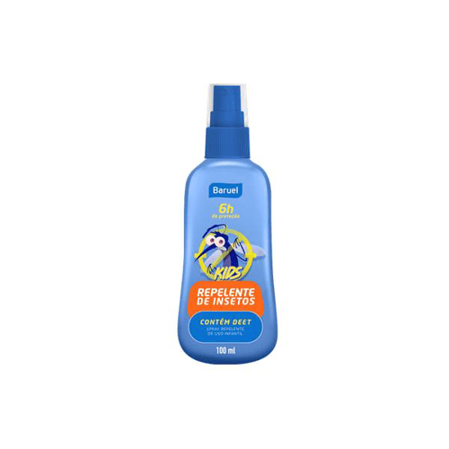 Repelente Infantil Baruel Kids - Com DEET Spray 100Ml