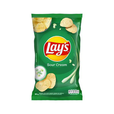 batata lays sour cream com 80g