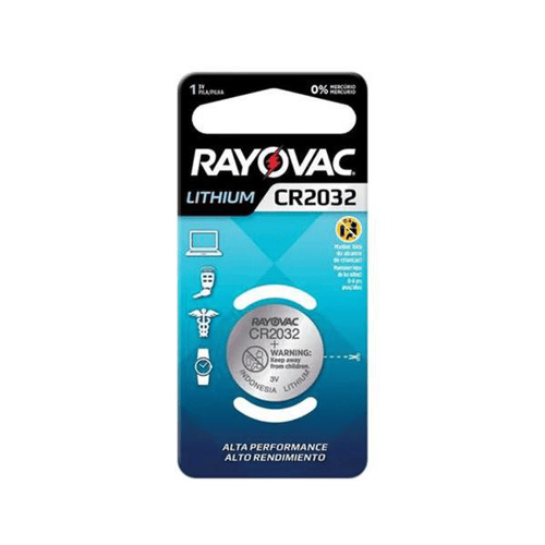 Bateria Eletrônica Rayovac Cr2032 Com 1 Unidade