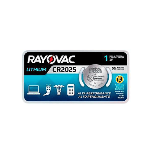 Bateria Rayovac Lithium Cr2025 1 Unidade