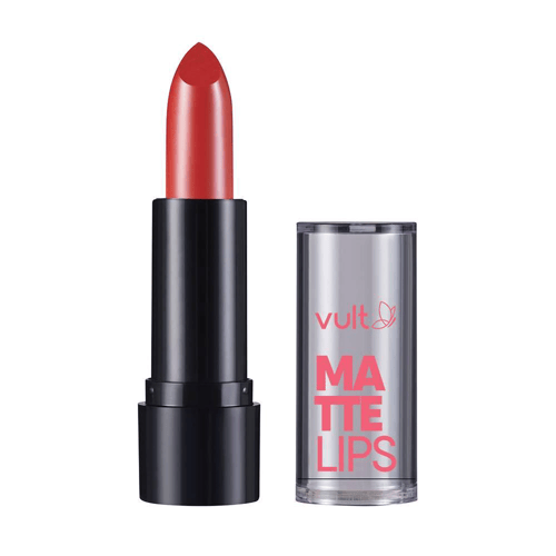 Batom Vult Matte Lips 3,8G Vermelho Carmim