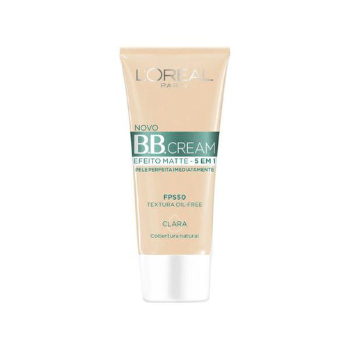 Bb Cream L'oréal Fps 50 Efeito Matte 5 Em 1 Cor Clara 30Ml