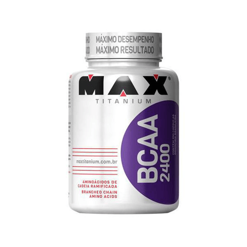 Bcaa 2400 Max Titanium Com 200 Cápsulas