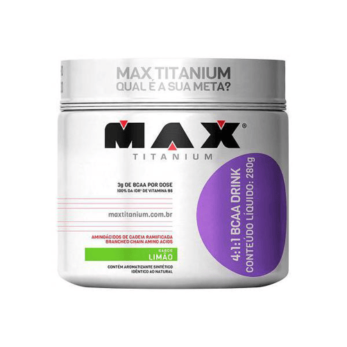 Bcaa 4:1:1 Drink Max Titanium Sabor Limão 280 G