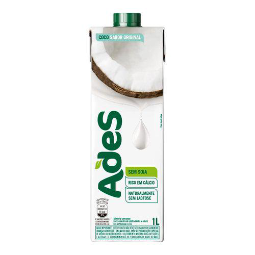 Bebida Ades Côco Sabor Original 1L