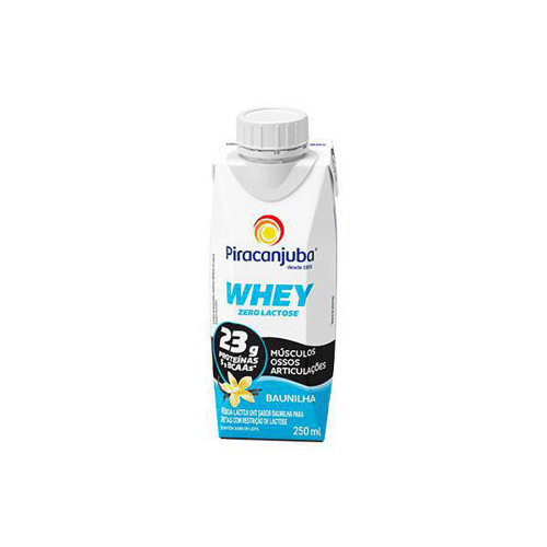 Bebida Láctea Piracanjuba Whey Zero Lactose Baunilha 250Ml