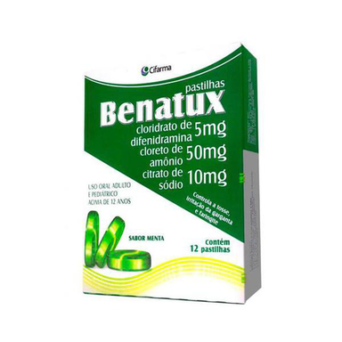 Benatux - Menta 12 Pastilhas