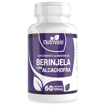 Imagem do produto Berinjela Com Extrato Seco De Alcachofra 500Mg 60 Cápsulas Nutrivale