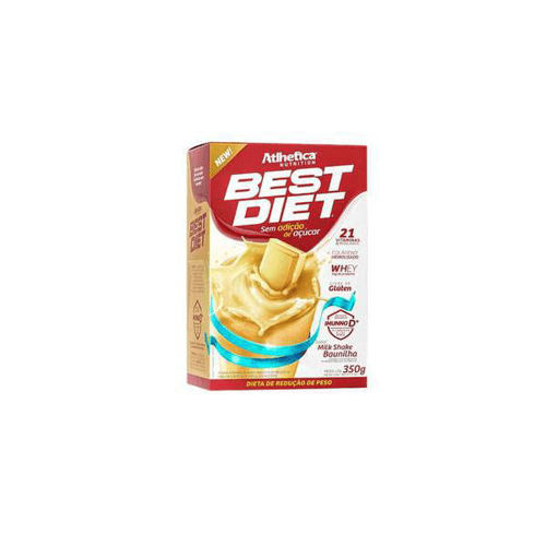 Best Diet Milk Shake De Baunilha 350G Atlhetica