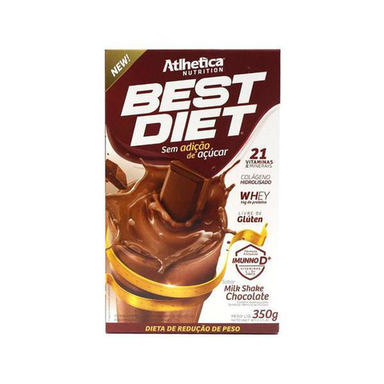 Best Diet Milk Shake De Chocolate 350G Atlhetica