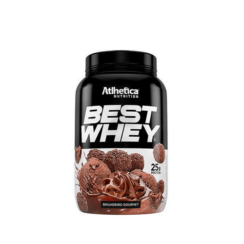 Best Whey Protein Atlhetica Nutrition Sabor Brigadeiro Gourmet Com 900G