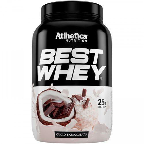 Best Whey Protein Atlhetica Nutrition Sabor Coco E Chocolate Com 900G