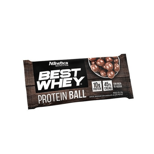 Best Whey Protein Ball 50G Atlhetica Nutrition Best Whey Protein Ball 50G Chocolate Ao Leite Atlhetica Nutrition