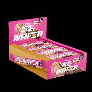 Best Whey Wafer Morango Display Com 12 Unid. De 28G