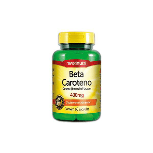 Imagem do produto Beta Caroteno 400Mg Com 60 Cápsulas