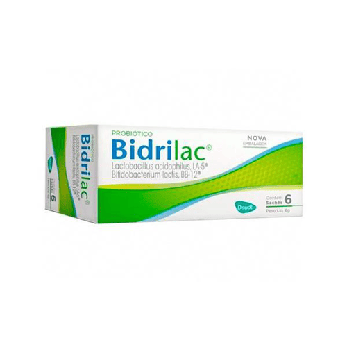 Bidrilac - Alimento Probiótico C 6 Sachês De 1G