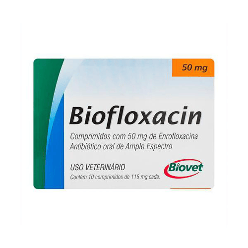 biofloxacin 50mg veterinário