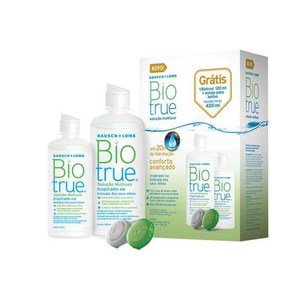 Biotrue 300Ml Mais 120Ml Mais Estojo Para Lentes