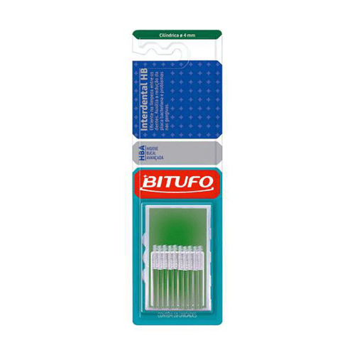 Bitufo Escova Interdental Cilíndrica Fina 4Mm