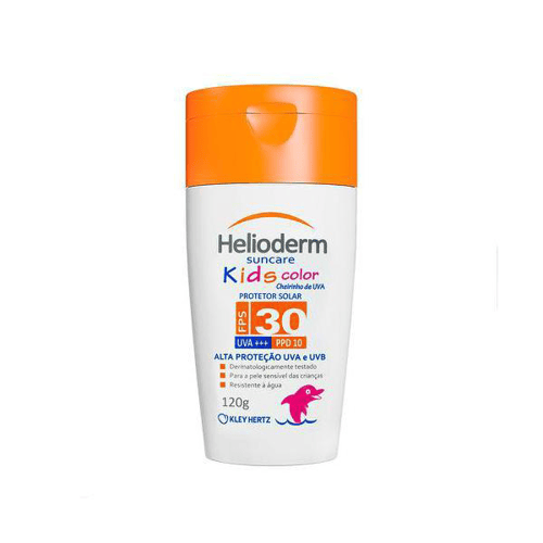 Imagem do produto Protetor Solar Infantil Helioderm Suncare Kids Color FPS 30 120G