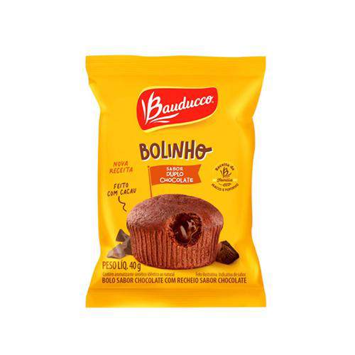 Bolinho Bauducco Duplo Chocolate 40 Gramas