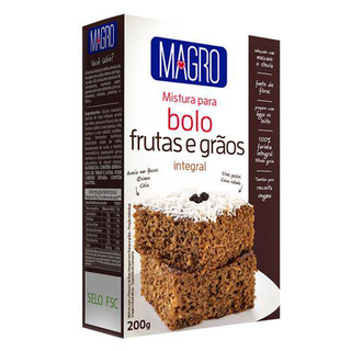 Bolo Integral Com Frutas E Graos