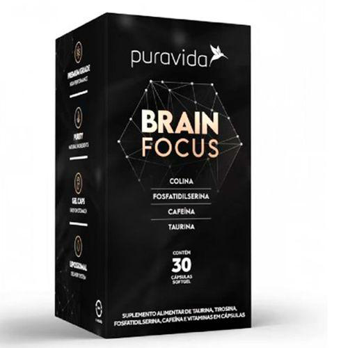 Imagem do produto Brain Focus Performance Mental Puravida 30 Cápsulas