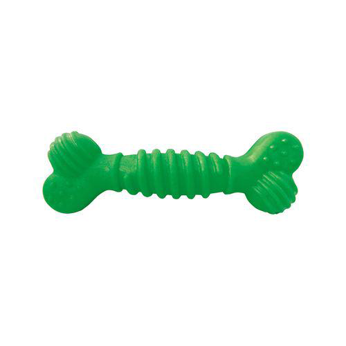 Brinquedo Osso Superbone Borracha Furacão Pet N°1 P Verde