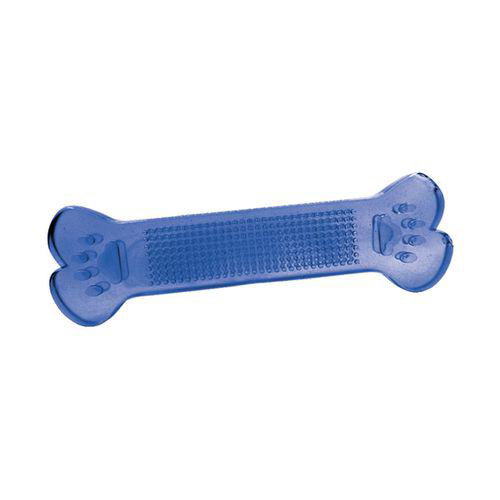 Brinquedo Osso Topbone Pvc Flex Furacão Pet N1 P Azul