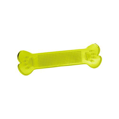 Brinquedo Osso Topbone Pvc Flex Furacão Pet N2 M Amarelo