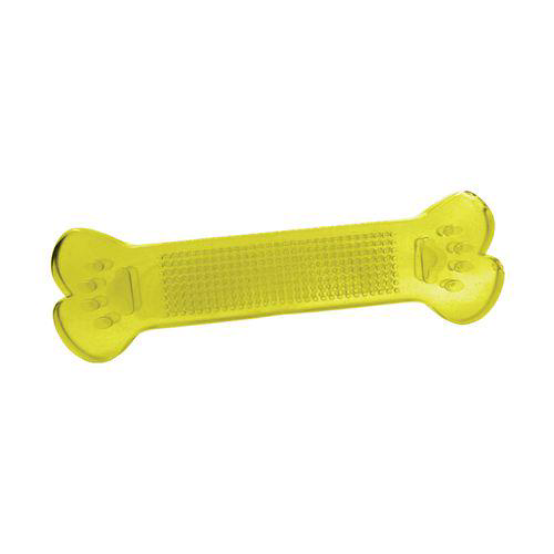 Brinquedo Osso Topbone Pvc Flex Furacão Pet N3 G Amarelo