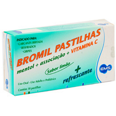 BROMIL - PASTILHAS LIMÃO 10UN