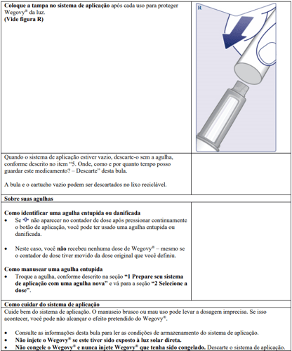 Imagem Complementar da Bula do Wegovy - 1,34mg/ml 1 Carpule Com 1,5ml De Solução De Uso Subcutâneo + 1 Sistema De Aplicação + 4 Agulhas Novofine Plus